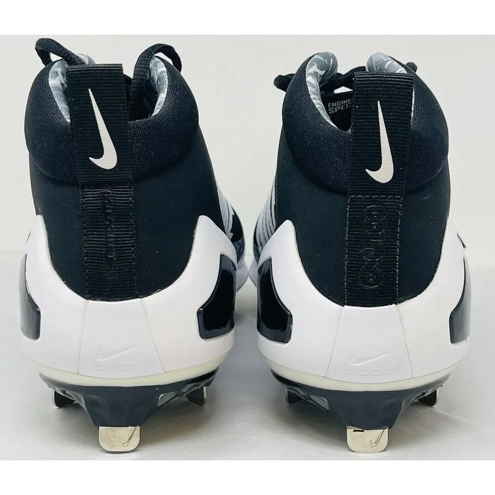 Men's Size 14 Nike Force Zoom Trout 4 Metal Baseball Cleats Black‎ 917837-001